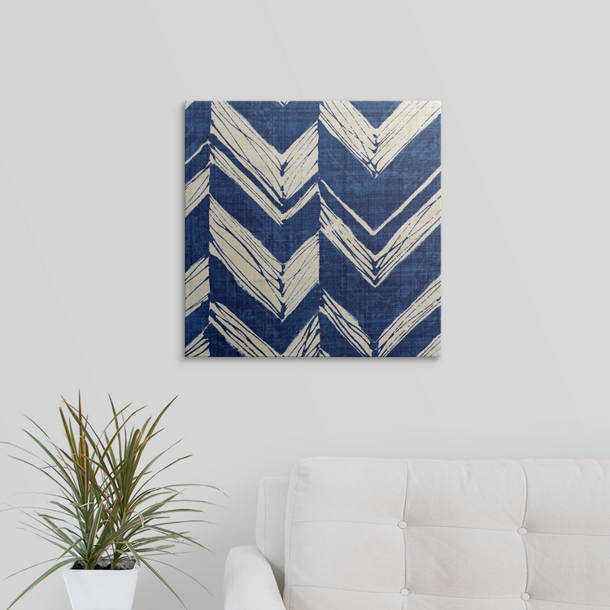 Dakota Fields Indigo Batik Indigo Batik III Print Wayfair